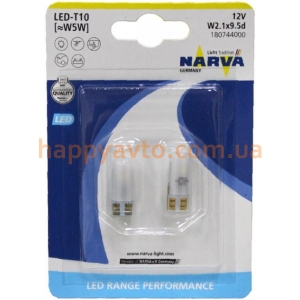 Светодиодная лампа Narva 18074 LED 0.6W W5W T10 6000K (2 шт)